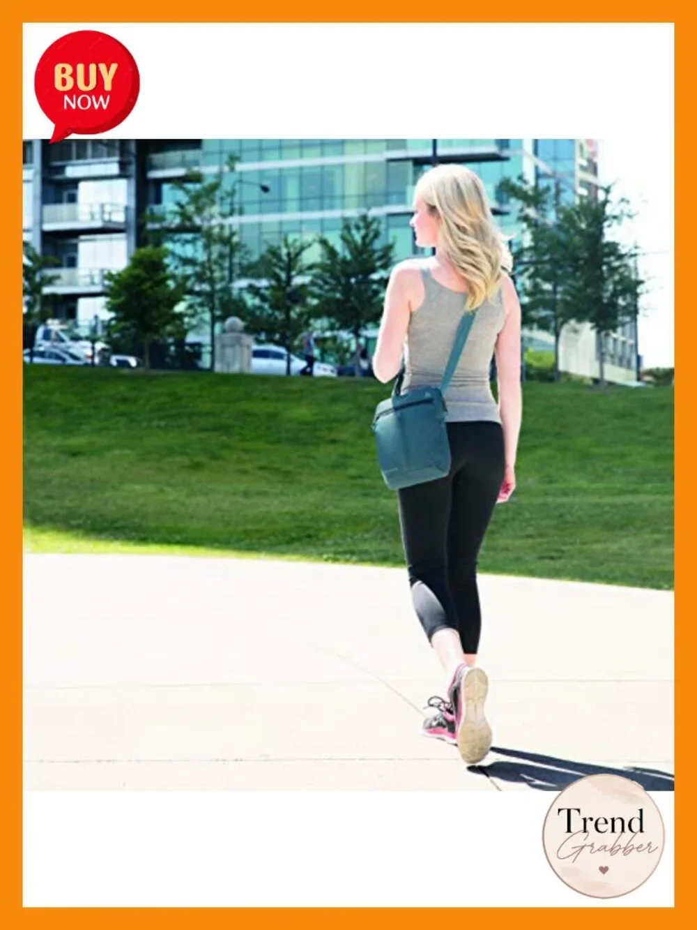 5-Point Anti-Theft Small Crossbody Bag with RFID Blocking